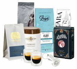 Pack découverte - Le top 6 spécial expresso - 1,5 kg de café en grains