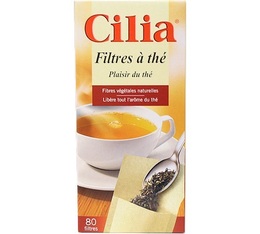 80 Filtres à thé Cilia en papier