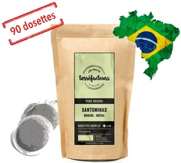 90 dosettes souples - Santominas Brésil - LES PETITS TORREFACTEURS