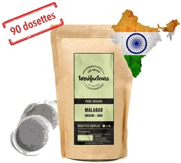 Les Petits Torréfacteurs 'Malabar India' coffee pods for Senseo x 90
