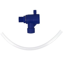 Purge valve for BWT connection head