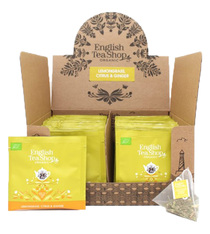 Infusion citronnelle gingembre Agrume - 50 sachets Pyramides - English Tea Shop