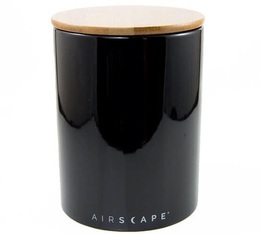 Airscape Canister Glazed Ceramic in Black - 500g