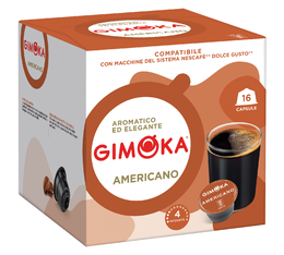 16 Capsules compatibles Nescafe® Dolce Gusto® Espresso Americano - GIMOKA