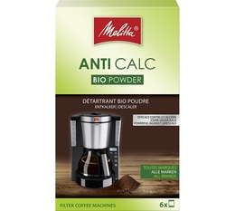 Melitta Anti-Calc Bio descaler for drip filter coffee machines (6x20g)