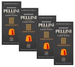 Pack 40 Capsules Armonioso- Nespresso® compatible - PELLINI