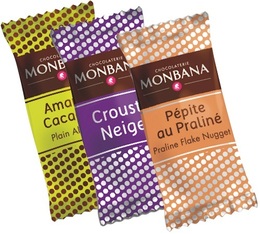 150 gourmandises chocolatées (assortiment amandes et soufflés chocolatés) - Monbana