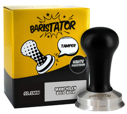 Tamper café BARISTATOR 57.3mm haute précision Bois noir