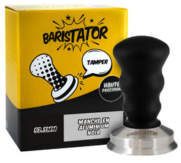 Tamper café BARISTATOR 57.3 mm haute précision manche Aluminium noir