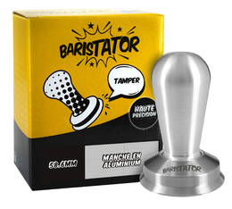 Tamper café BARISTATOR 58.6mm haute précision Manche Aluminium