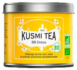 Thé vert et maté Bio BB Detox - Boîte métal 100g - Kusmi Tea
