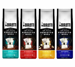 Bialetti Ground Coffee Classic Discovery Pack 4x250g