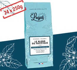 Cafés Lugat Le Blend du Pacifique - 24x250g - Grains