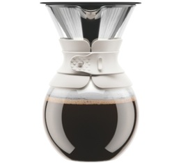 Bodum Pour Over Coffee Maker in white - 8 cups