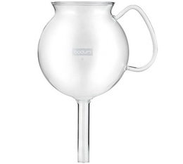 Spare glass upper beaker for Bodum 11744 E-Pebo electric vacuum coffee maker.