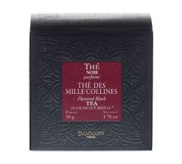 Thé des Mille Collines spicy black tea - 25 Cristal® sachets  - Dammann Frères