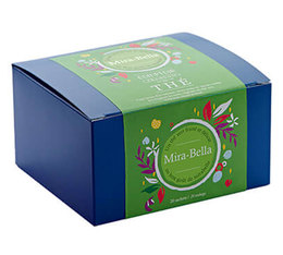 'Mira-bella' fruity green tea - 20 chiffon tea bags - Comptoir Français du Thé