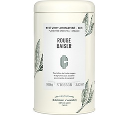 George Cannon 'Rouge Baiser' Organic flavoured green tea - 100g loose leaf in tin