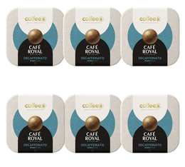 54  Boules de café Decafféinato compatible CoffeeB - CAFÉ ROYAL