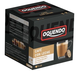 16 Capsules compatibles Dolce Gusto® caffé con leche -  OQUENDO MEPIACHI