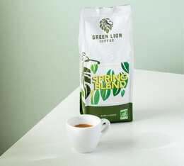 Organic Whole Bean Coffee Roasted in France Spring Blend
