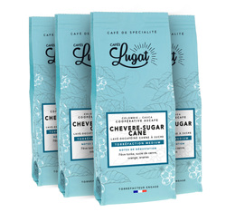 Cafés Lugat Decaf Coffee Beans Chevere-Sugar Cane - 1kg