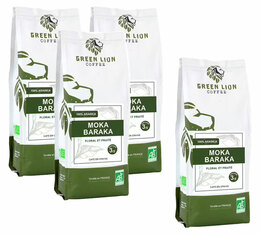 cafe en grain promo green lion coffee moka baraka 1 kg