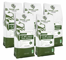 5Kg Café en grain bio Le Mélange des Andes - GREEN LION COFFEE