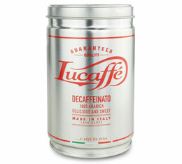 Café en grain Lucaffé  décaféiné x 250 g