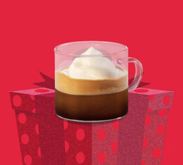 expresso gourmand au caramel sale avec cafe en grain holiday blend starbucks 190g