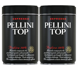 Pellini Top 100% Arabica Ground Coffee - 2x250g
