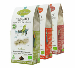 TerraMoka Organic Ground Coffee - 3 x 250g