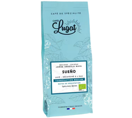 Cafés Lugat Organic Ground Coffee Sueño Water-Decaffeinated - Universal Grind - 250g