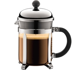 Cafetière à Piston Chambord inox, 4 tasses - 50 cl - Bodum