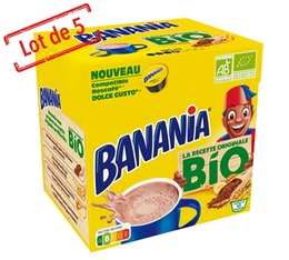 60 capsules Dolce Gusto® chocolat compatibles - BANANIA BIO
