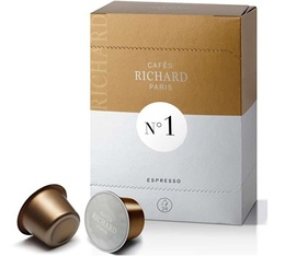 Cafés Richard N°1 coffee capsules x24 - Espresso