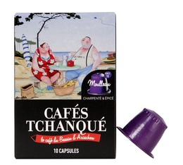 Cafés Tchanqué Moulleau capsules for Nespresso® x10