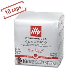 18 Capsules Iperespresso filtre Pack torréfaction classique - ILLY