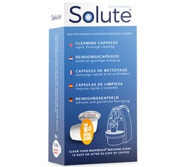 Capsules de nettoyage SOLUTE pour machine Nespresso® x8