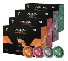 Pack découverte 200 capsules compatibles Nespresso® - CAFE ROYAL Office Pads