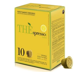 Caffè Vergnano 'Thèspresso' Lemon black tea Nespresso® compatible capsules x 10