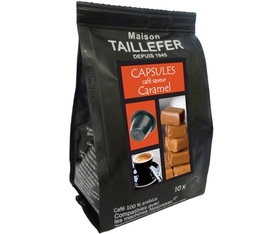 10 capsules saveur Caramel - Nespresso® compatible - MAISON TAILLEFER