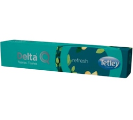 DeltaQ Tetley Refresh x 10 herbal tea capsules