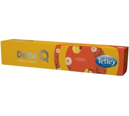 Delta Q Tetley Relax x 10 herbal tea capsules