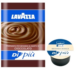 Lavazza Blue Bevanda Bianca Milk Capsules + Lavazza Di Piu Instant Hot Chocolate Sachets x 50 servings