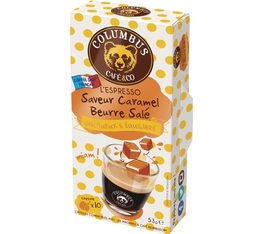 Columbus Café & Co - Salted Butter Caramel-flavoured espresso x 10 Nespresso® compatible pods