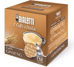 Bialetti Mokespresso Capsules Caffè Ginseng x 12 coffee pods