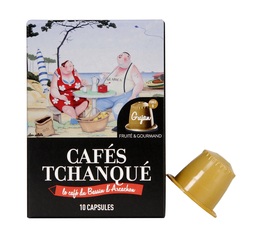 10 capsules Gujan - Nespresso® compatible - CAFES TCHANQUE
