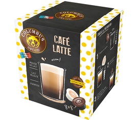 16 Capsules Compatibles Nescafe® Dolce Gusto® Café Latte  - COLUMBUS CAFE & CO 