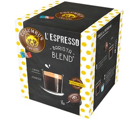 16 Capsules Compatibles Nescafe® Dolce Gusto® Espresso Barista Blend - COLUMBUS CAFE & CO 